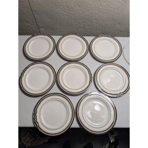 Sasaki Moderna Dinner Plates Retired Pattern 10.25 Inch Set Of‎ 8